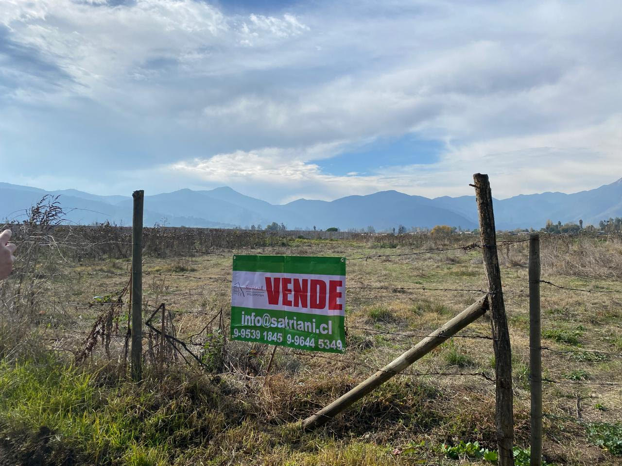 Preciosa parcela en venta, Sector Las Chilcas, Culiprán, Melipilla.